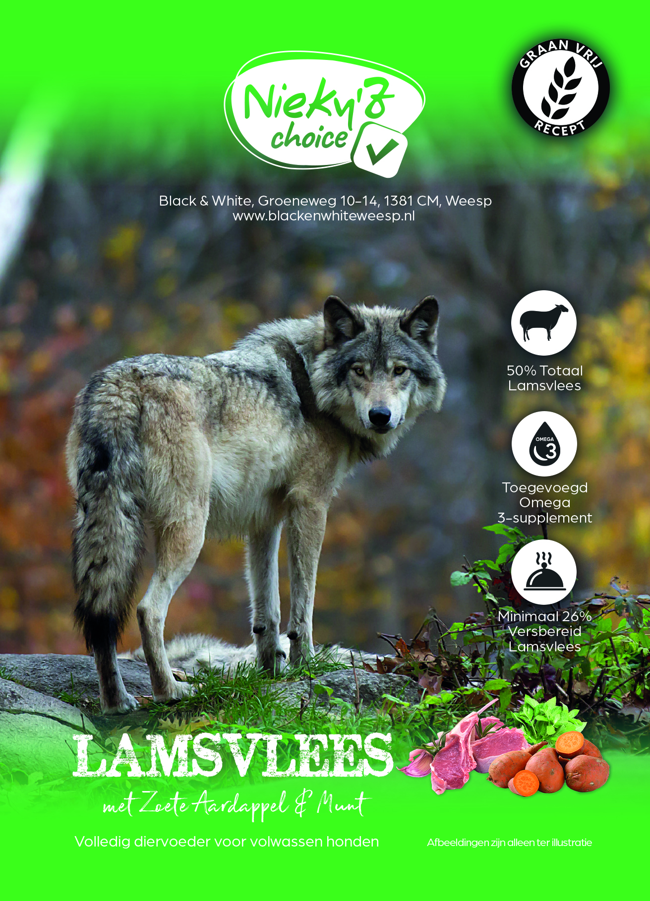 NIEKY'Z CHOICE GRAANVRIJ 50 LAM