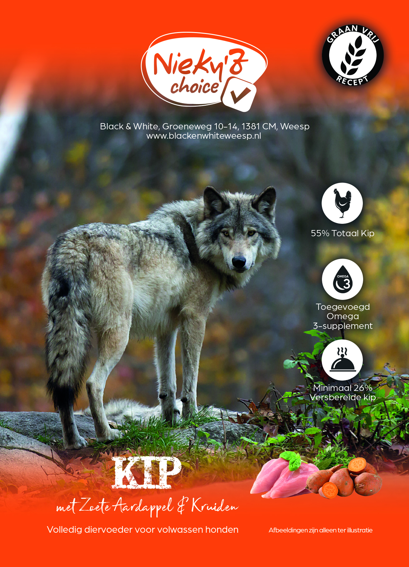 NIEKY'Z CHOICE GRAANVRIJ 50 KIP