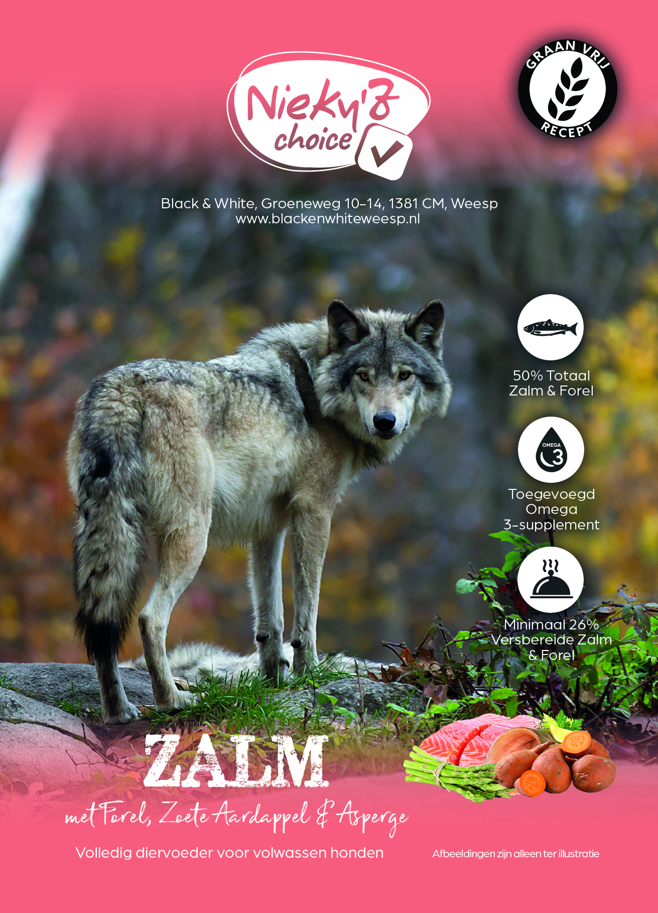 NIEKY'Z CHOICE GRAANVRIJ 50 ZALM