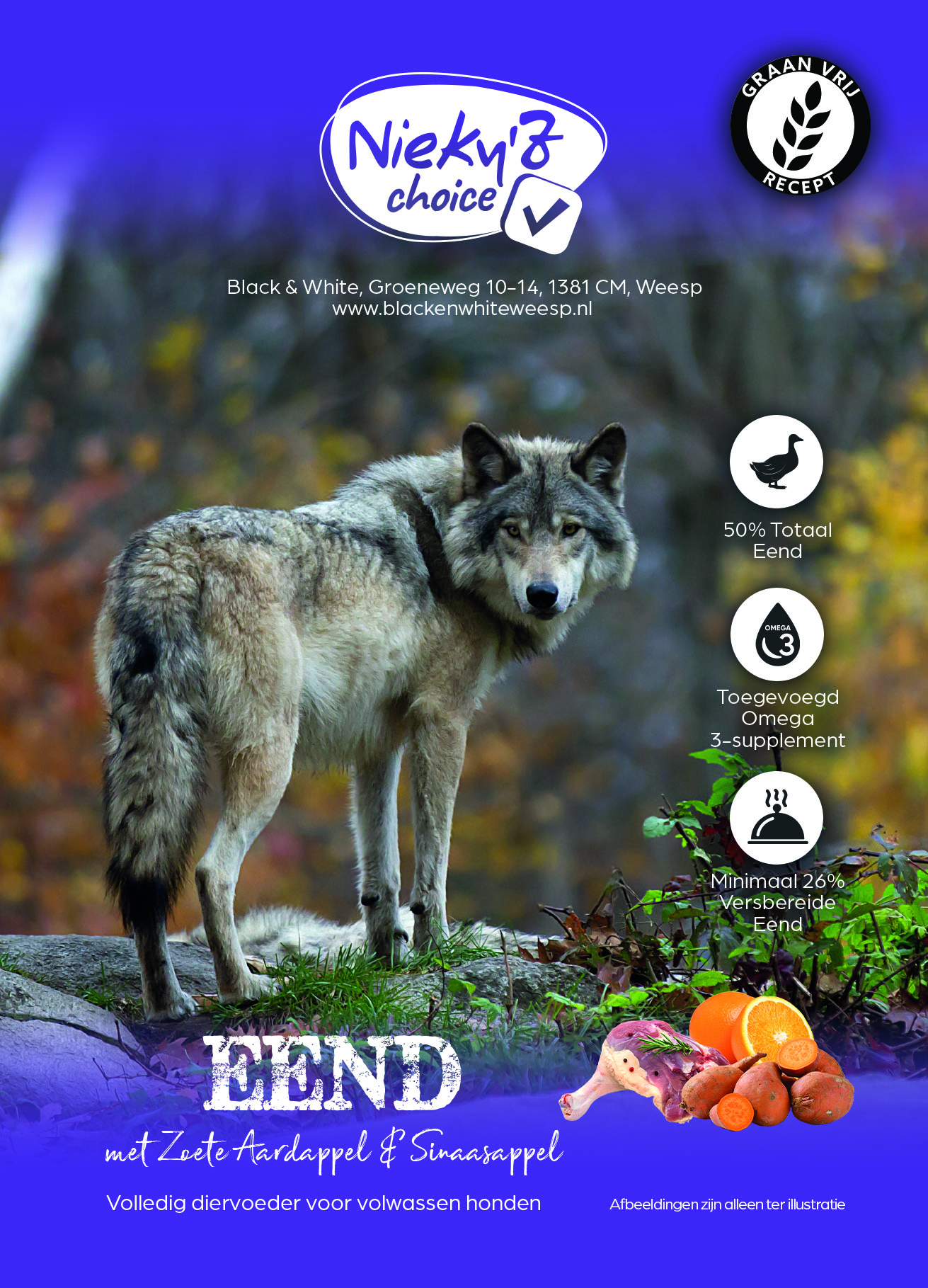 NIEKY'Z CHOICE GRAANVRIJ 50 EEND