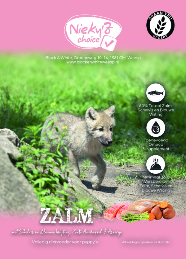 NIEKY'Z CHOICE GRAANVRIJ 50  PUPPY ZALM
