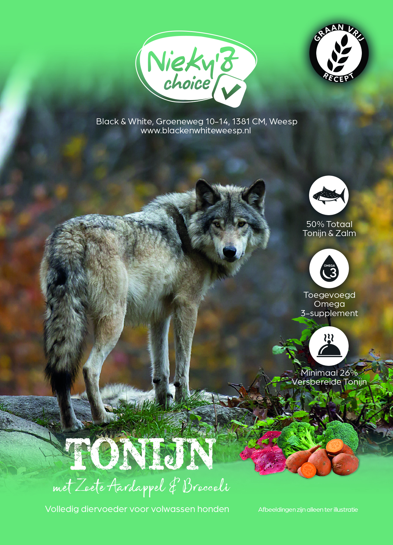 NIEKY'Z CHOICE GRAANVRIJ 50 TONIJN