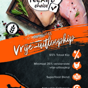 NIEKY'Z CHOICE SUPERFOOD 65 VRIJE-UITLOOP KIP