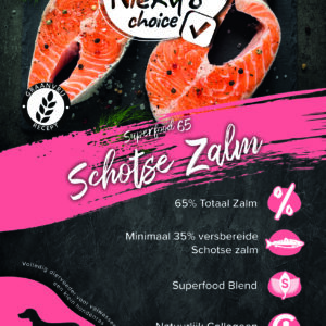 NIEKY'Z CHOICE SUPERFOOD 65 SCHOTSE ZALM SMALL BREED