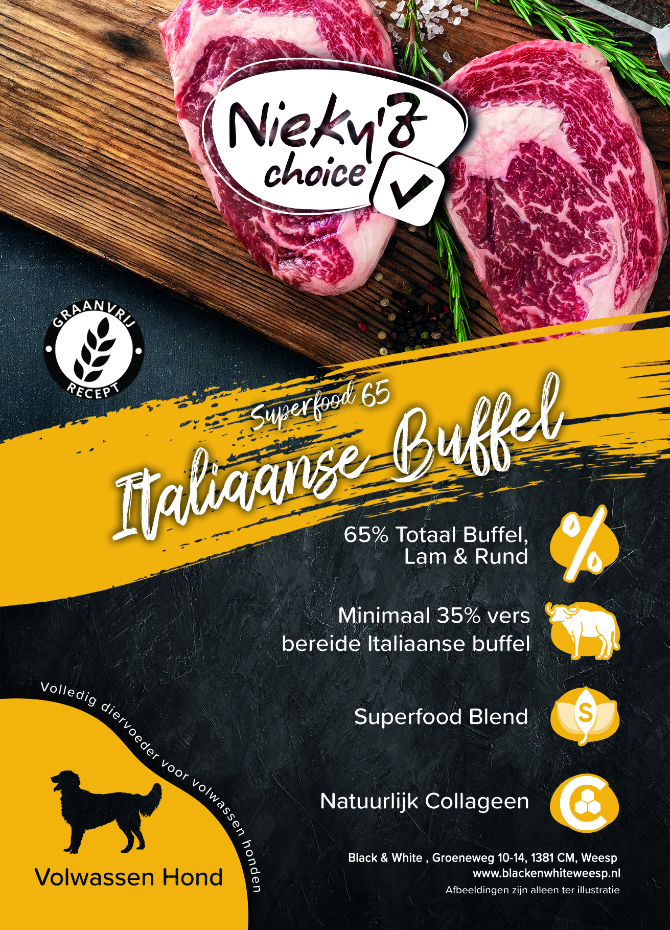 NIEKY'Z CHOICE SUPERFOOD 65 ITALIAANSE BUFFEL