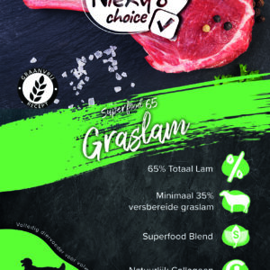 NIEKY'Z CHOICE SUPERFOOD 65 GRASLAM