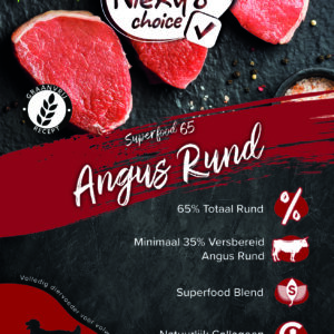 NIEKY'Z CHOICE SUPERFOOD 65 ANGUS RUND