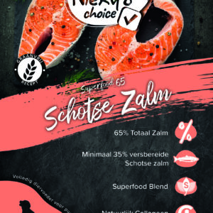 NIEKY'Z CHOICE SUPERFOOD 65 SCHOTSE ZALM PUPPY