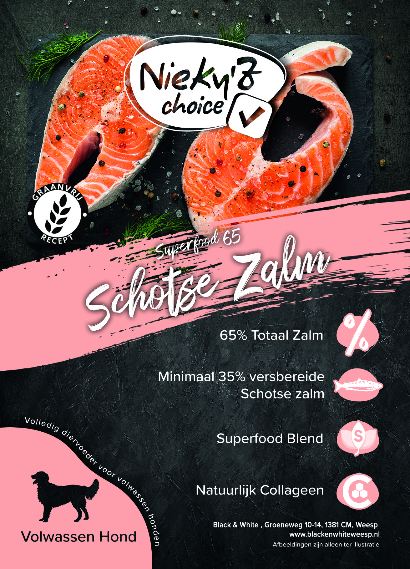NIEKY'Z CHOICE SUPERFOOD 65 SCHOTSE ZALM