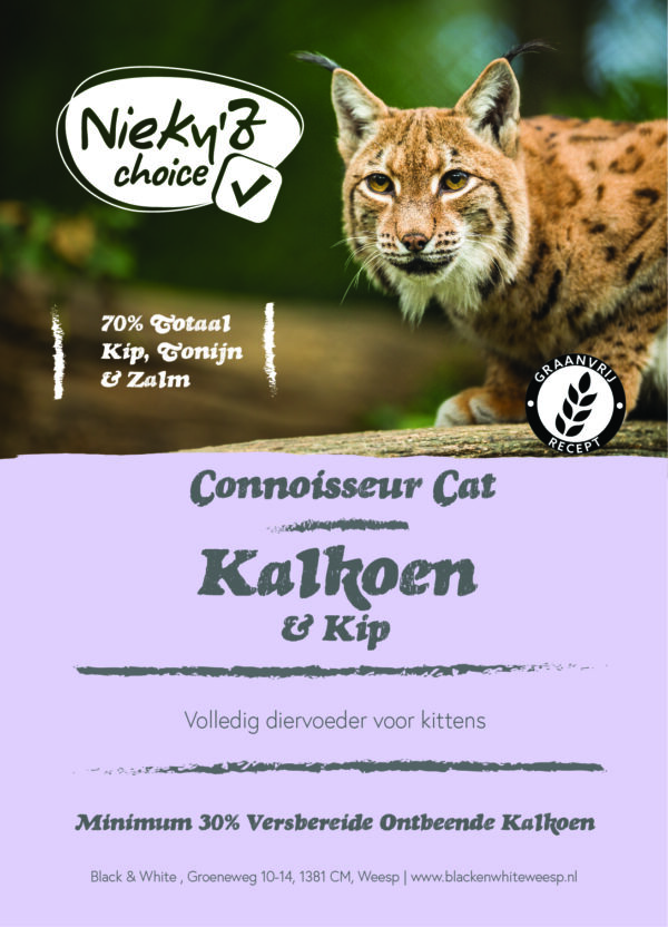 NIEKY'Z CHOICE CONNOISSEUR KALKOEN KIP KITTEN