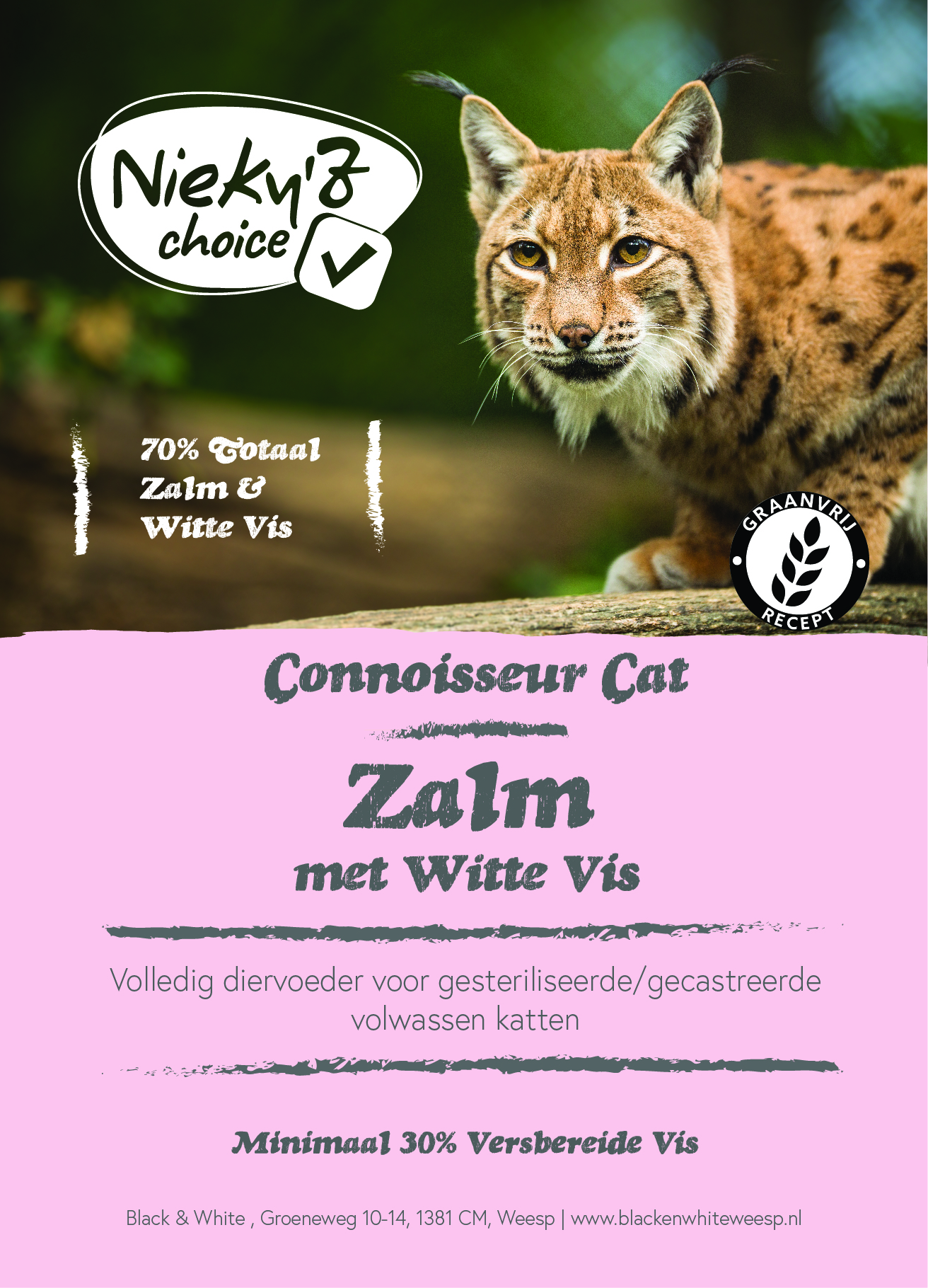 NIEKY’Z CHOICE CONNOISSEUR ZALM WITTE VIS
