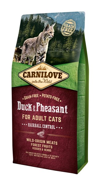 CARNILOVE CAT DUCK & PHEASANT HAIRBALL