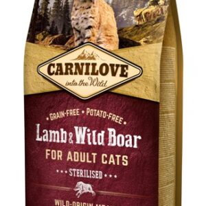 CARNILOVE CAT LAMB & WILD BOAR STERILIZED