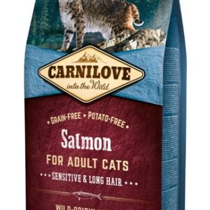 CARNILOVE CAT SALMON SENSITIVE & LONG HAIR