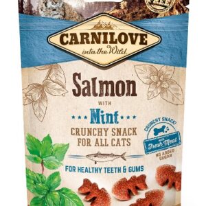 CARNILOVE CAT CRUNCHY SNACK SALMON & MINT