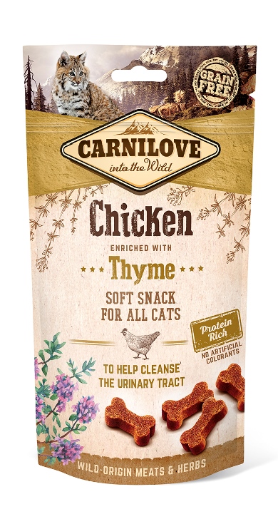 CARNILOVE CAT SOFT SNACK CHICKEN & THYME
