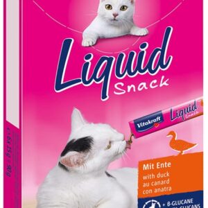 VITAKRAFT KAT LIQUID SNACK EEND & BÉTA- GLUCANEN