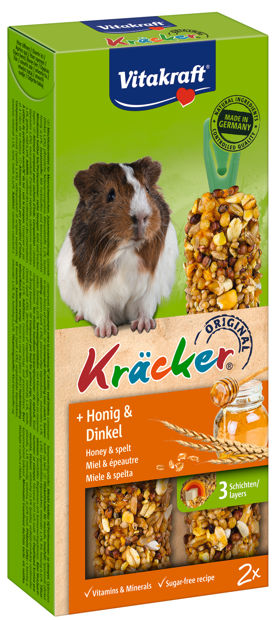 VITAKRAFT KRÄCKER CAVIA HONING & SPELT
