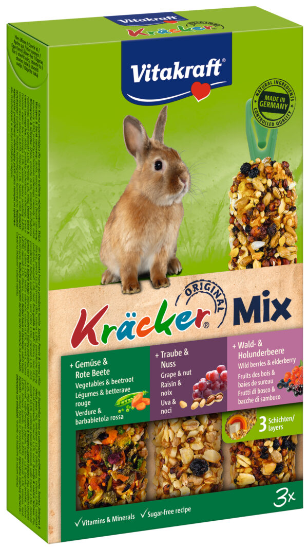 VITAKRAFT KRÄCKER KONIJN GROENTE & NOTEN & BOSBESSEN