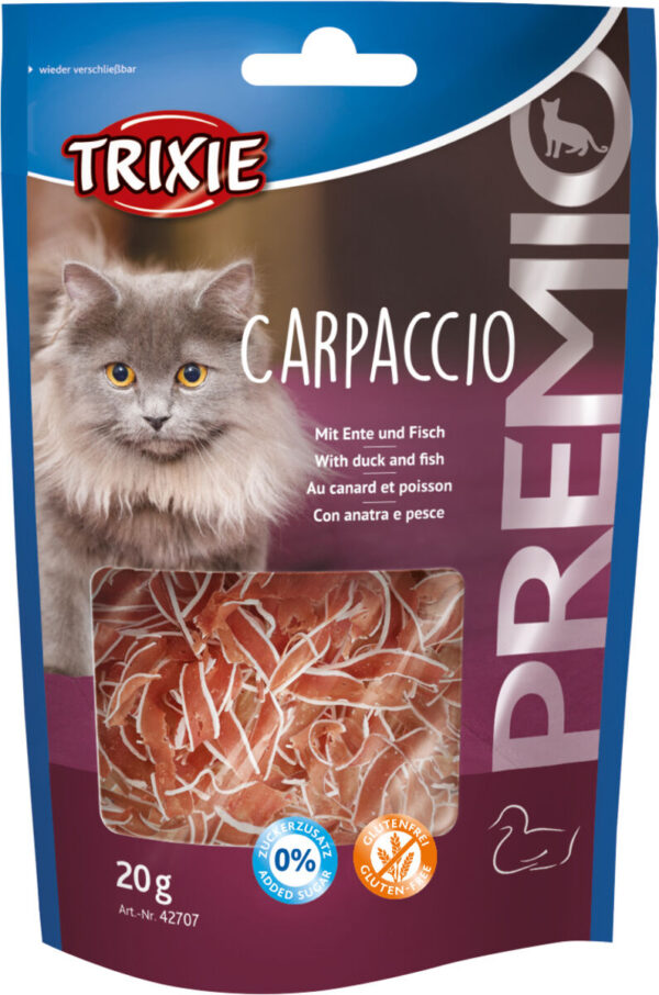 TRIXIE KAT SNACK PREMIO CARPACCIO EEND