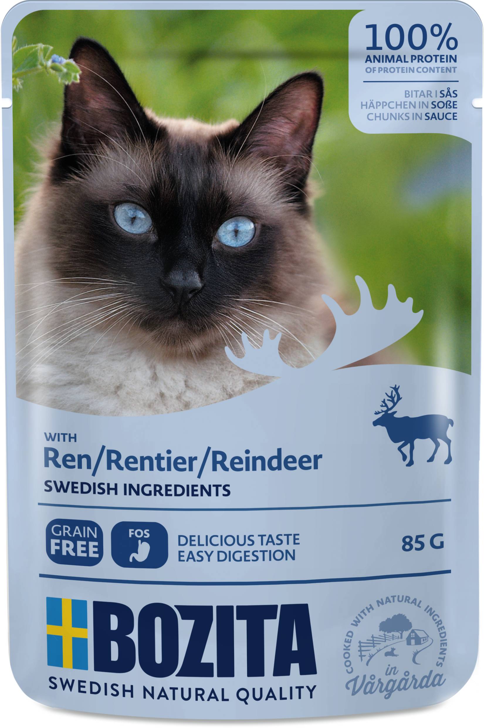 BOZITA FELINE POUCH REINDEER