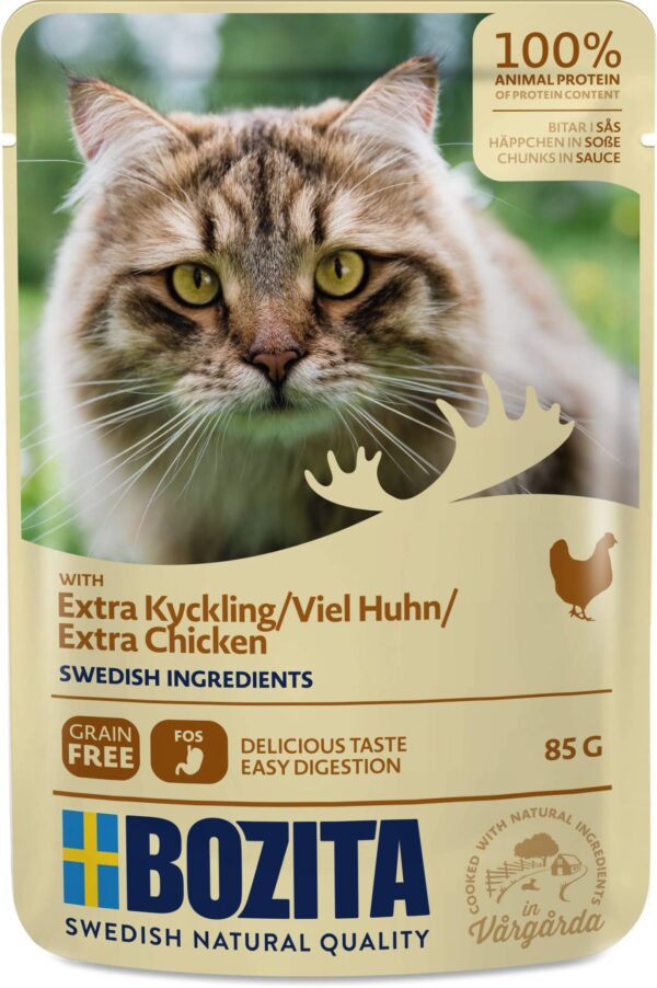BOZITA FELINE POUCH  EXTRA CHICKEN