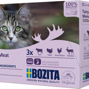 BOZITA  FELINE POUCH MULTIBOX MEAT