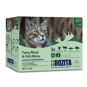 BOZTTA FELINE POUCH  JELLY  MULTIBOX MEAT & FISH