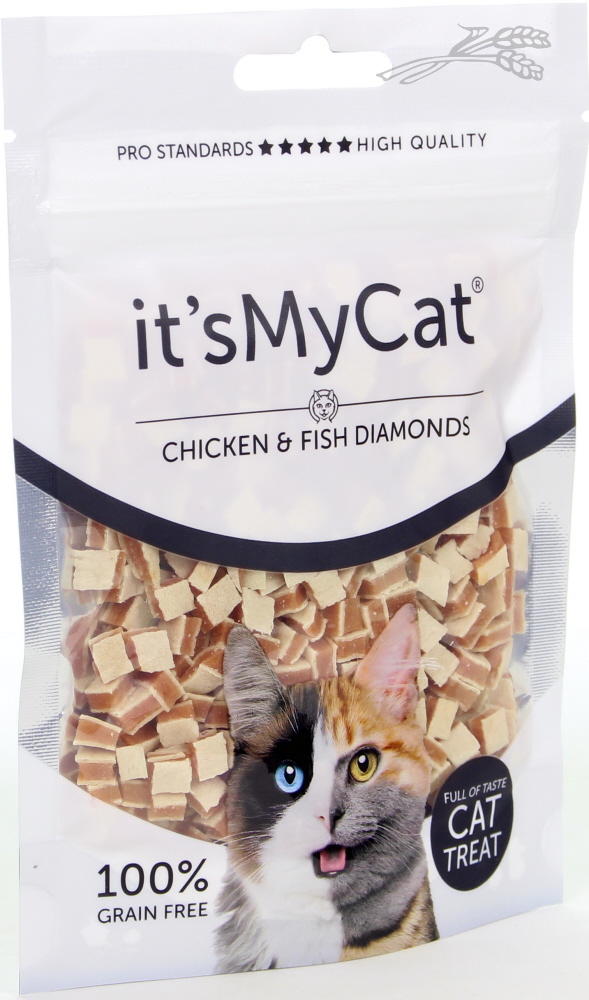 IT’S MY CAT CHICKEN & FISH DIAMONDS