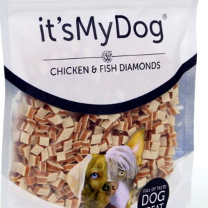 IT’S MY DOG TREATS CHICKEN & FISH DIAMONDS
