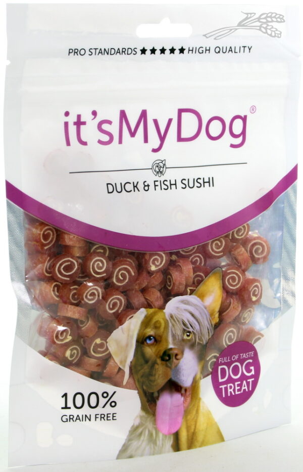 IT’S MY DOG TREATS DUCK & FISH SUSHI
