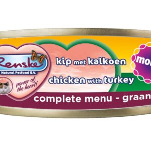 RENSKE KAT MOUSSE KIP & KALKOEN