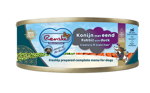 RENSKE HOND GRAANVRIJ KONIJN & EEND