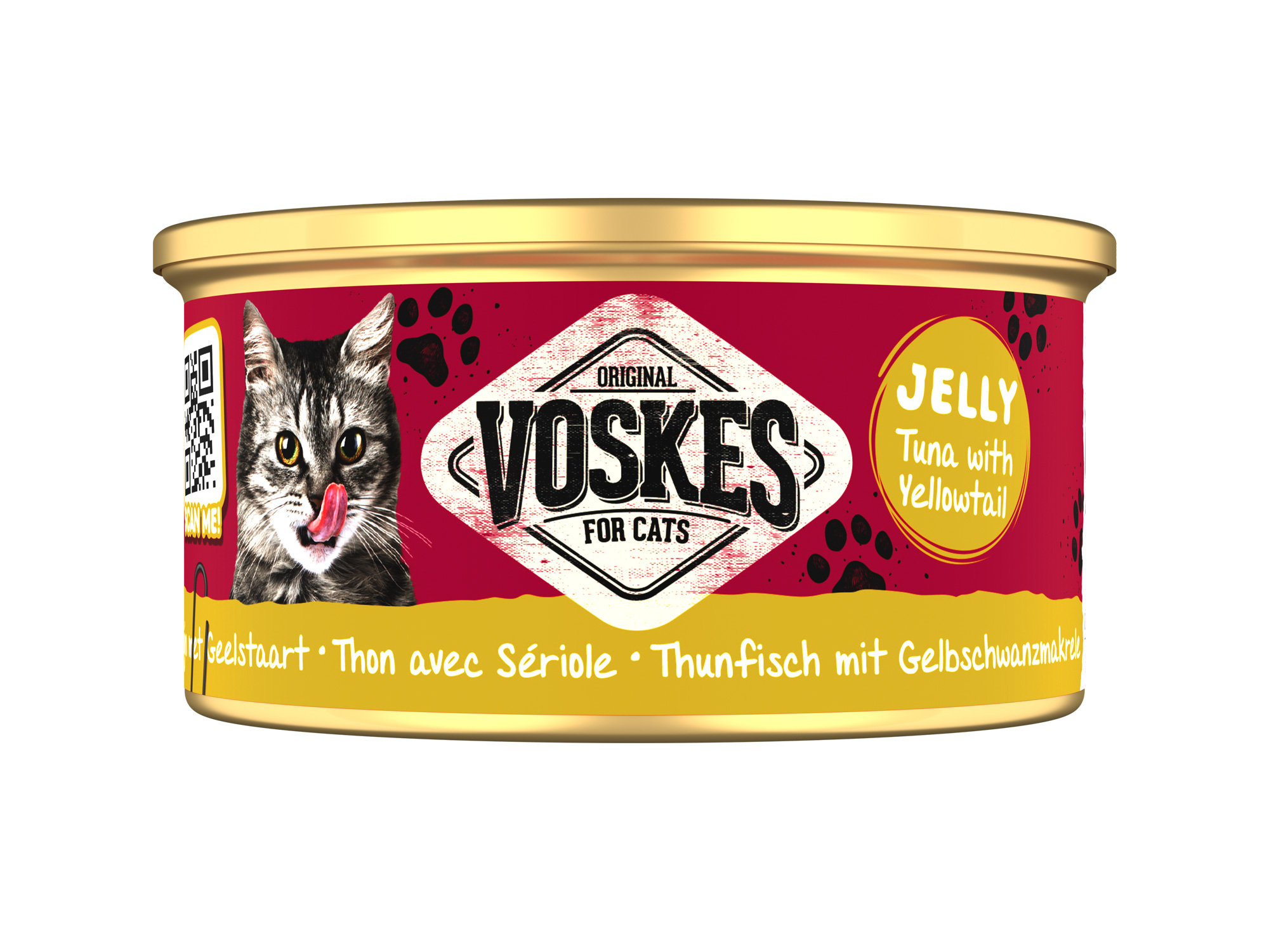 VOSKES GELEI TONIJN MET GEELSTAART 85 GR