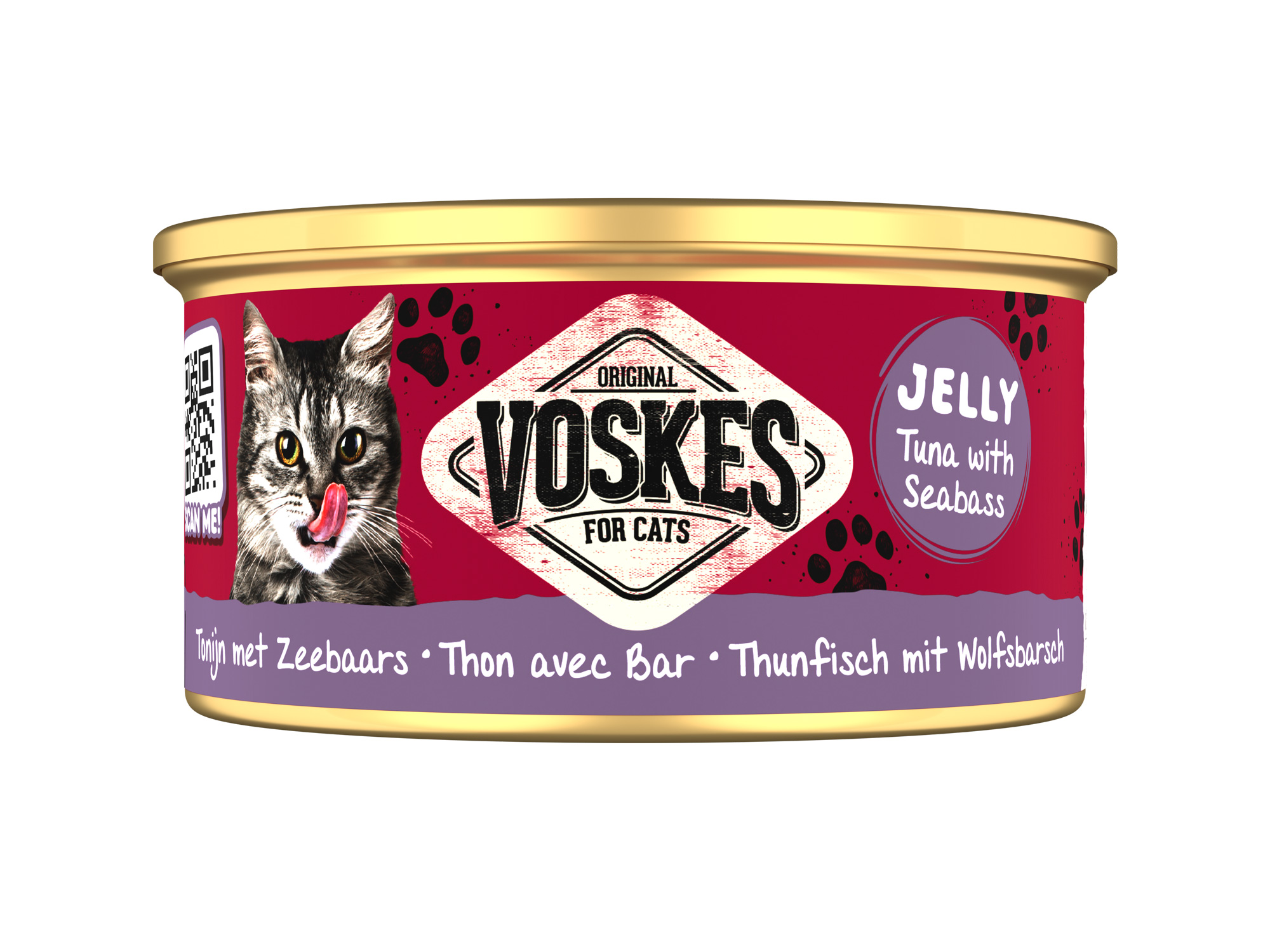 VOSKES GELEI TONIJN MET ZEEBAARS 85 GR