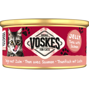 VOSKES GELEI TONIJN MET ZALM 85 GRAM