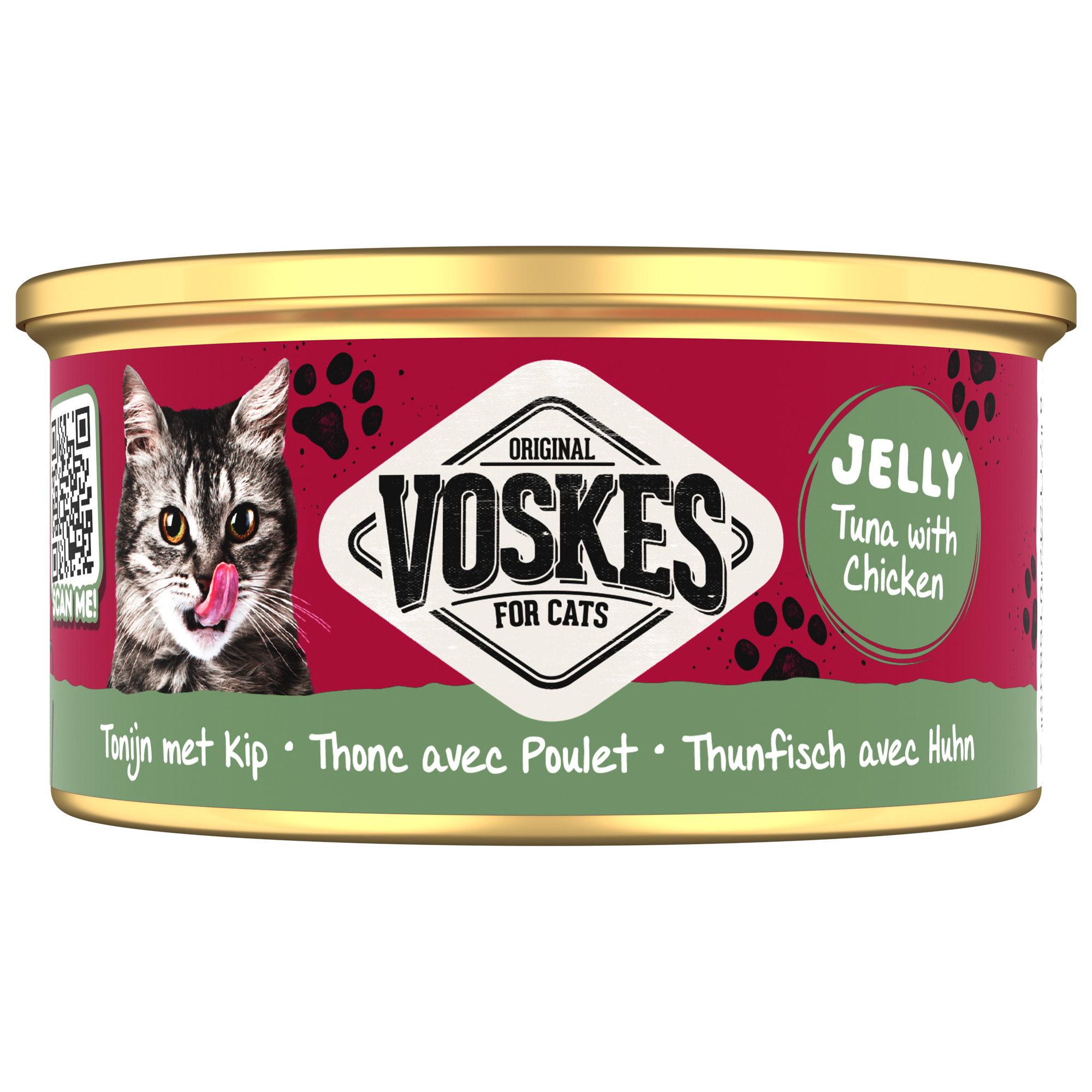 VOSKES GELEI TONIJN MET KIP 85 GRAM