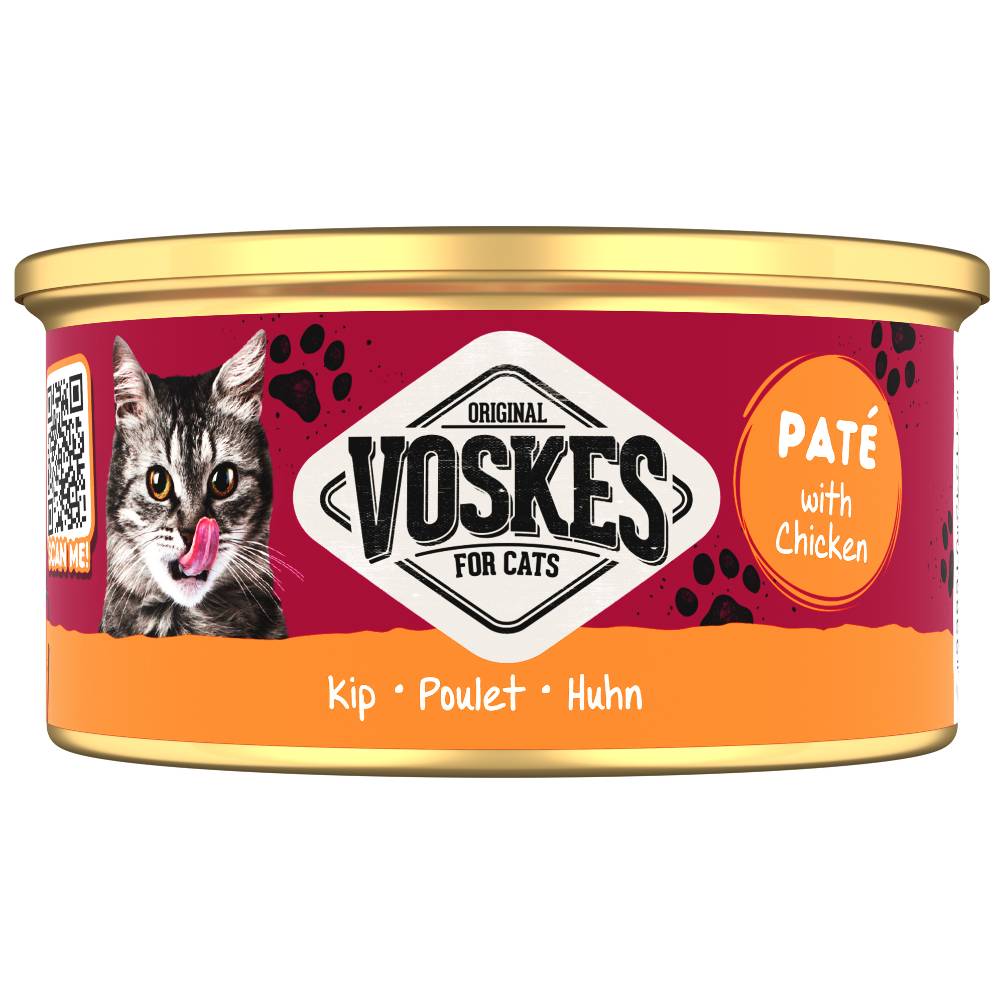 VOSKES PATÉ MET KIP 85 GRAM
